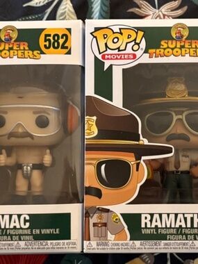 3 Super Troopers Funko Pop Farva Mac Ramathorn